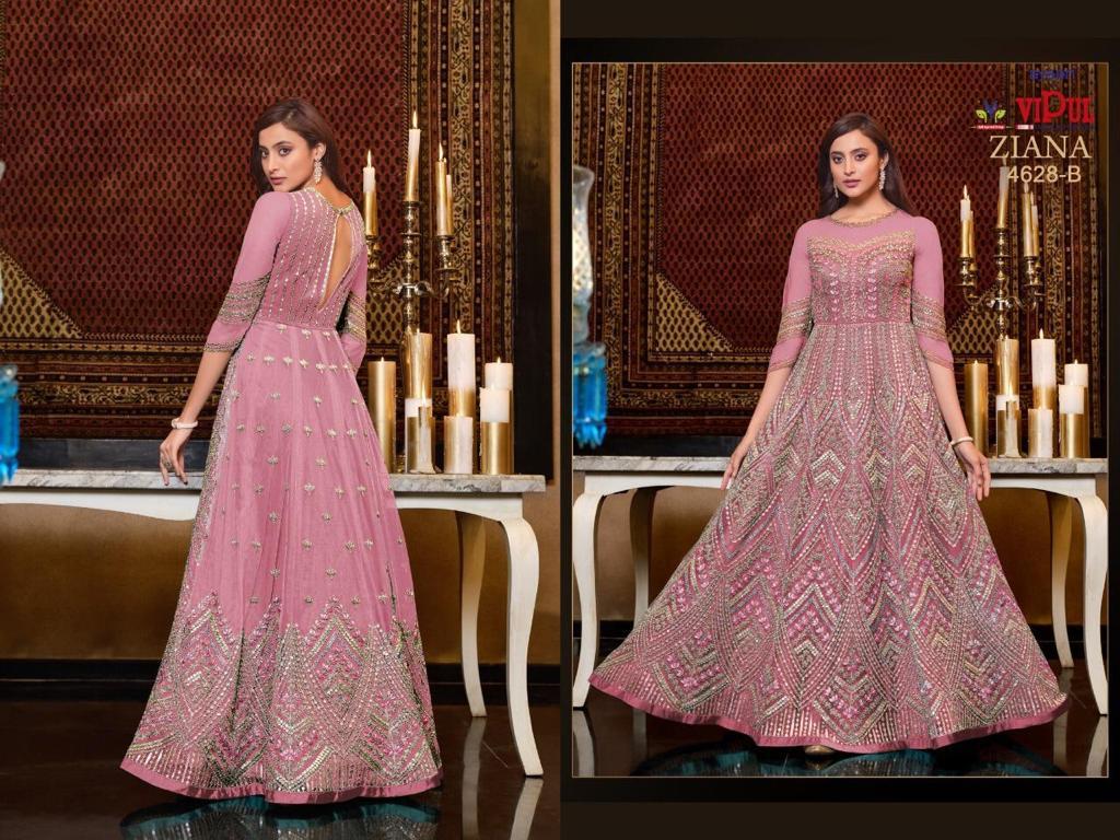 Ziana By Vipul Heavy Anarkali Wedding Salwar Suits Catalog